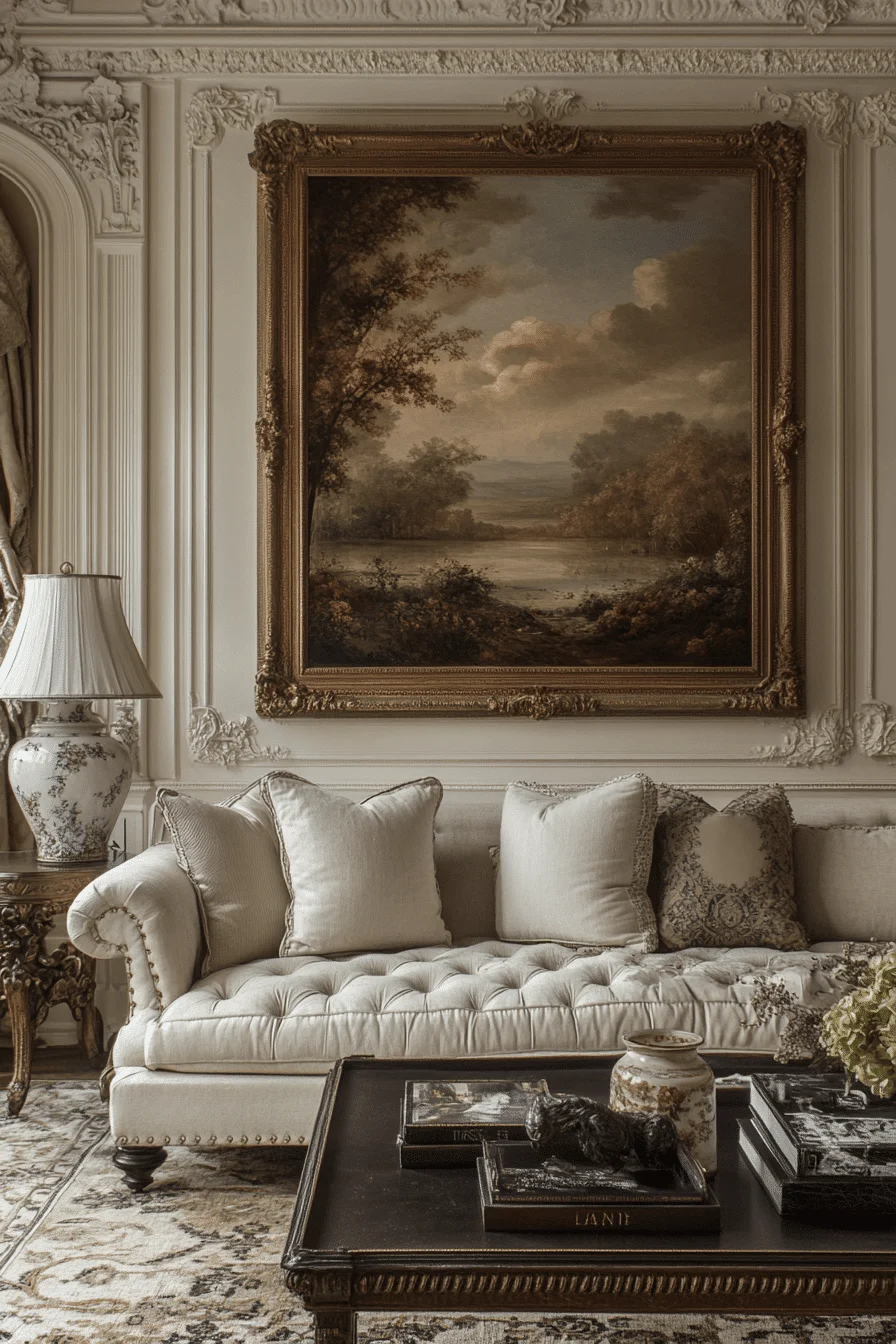 french provincial living room