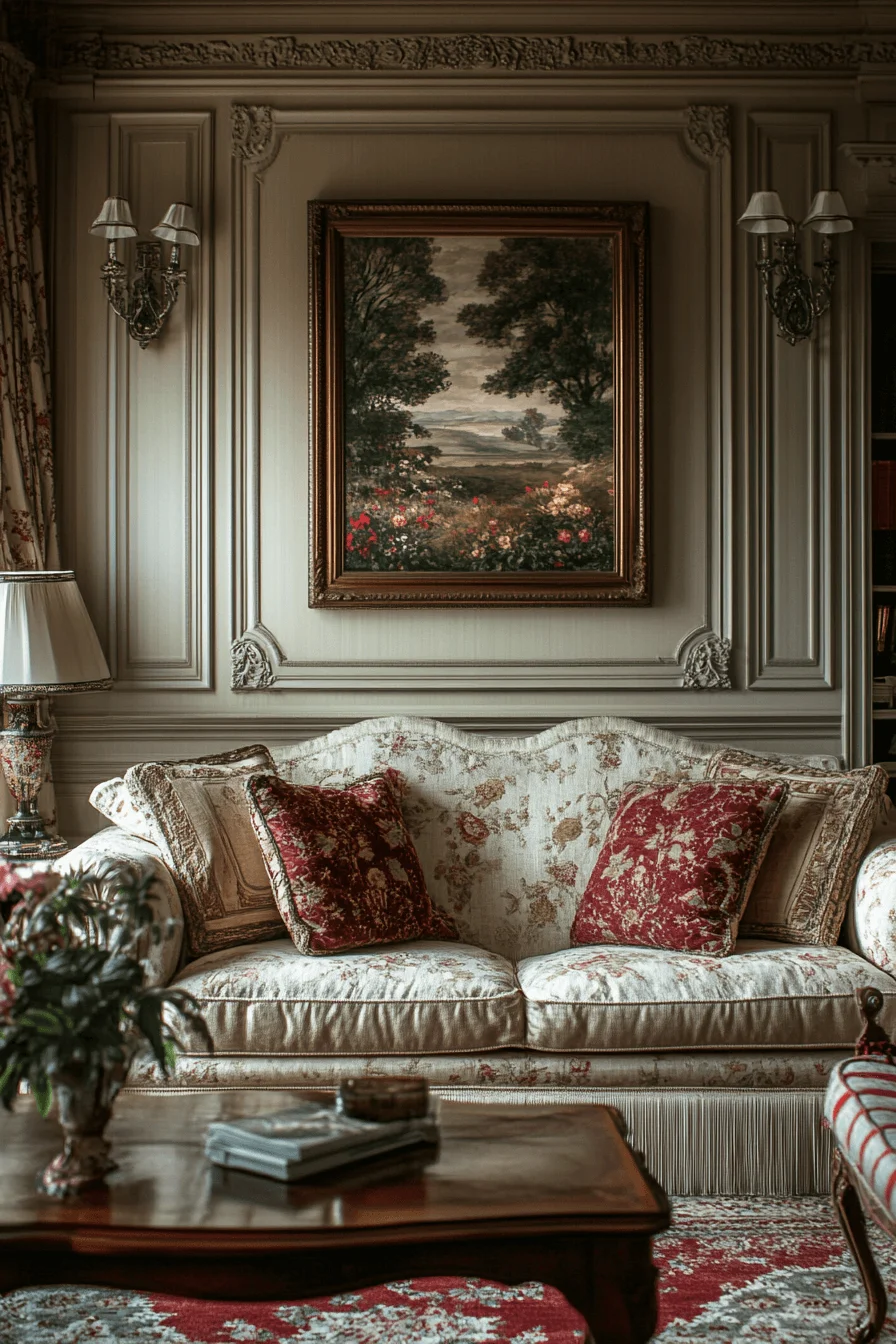 french provincial living room