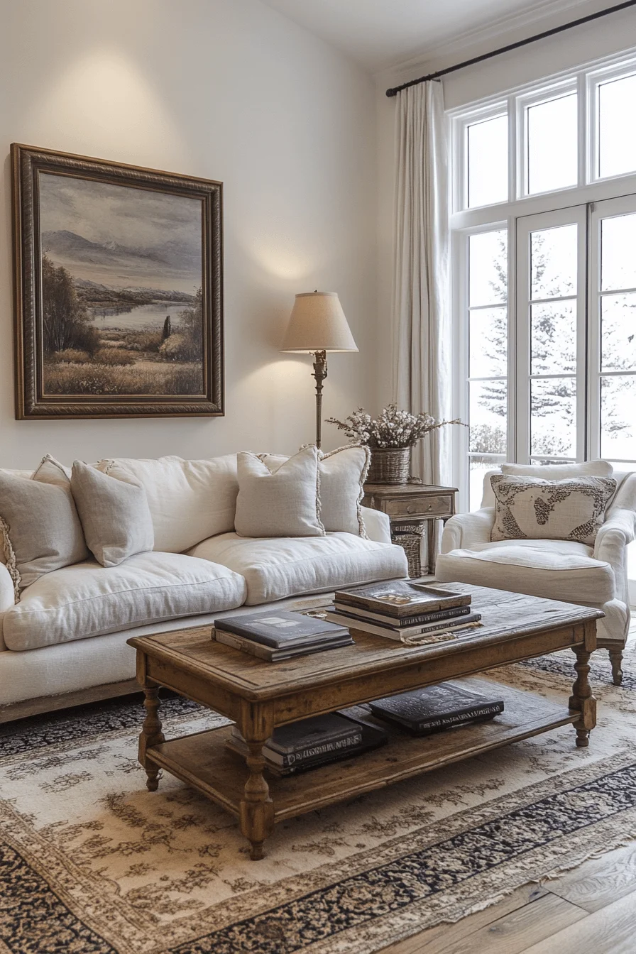 french provincial living room