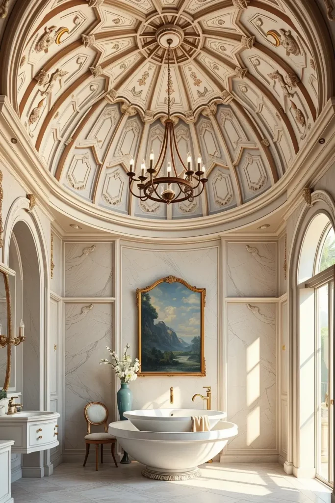 Bathroom with dome ceiling