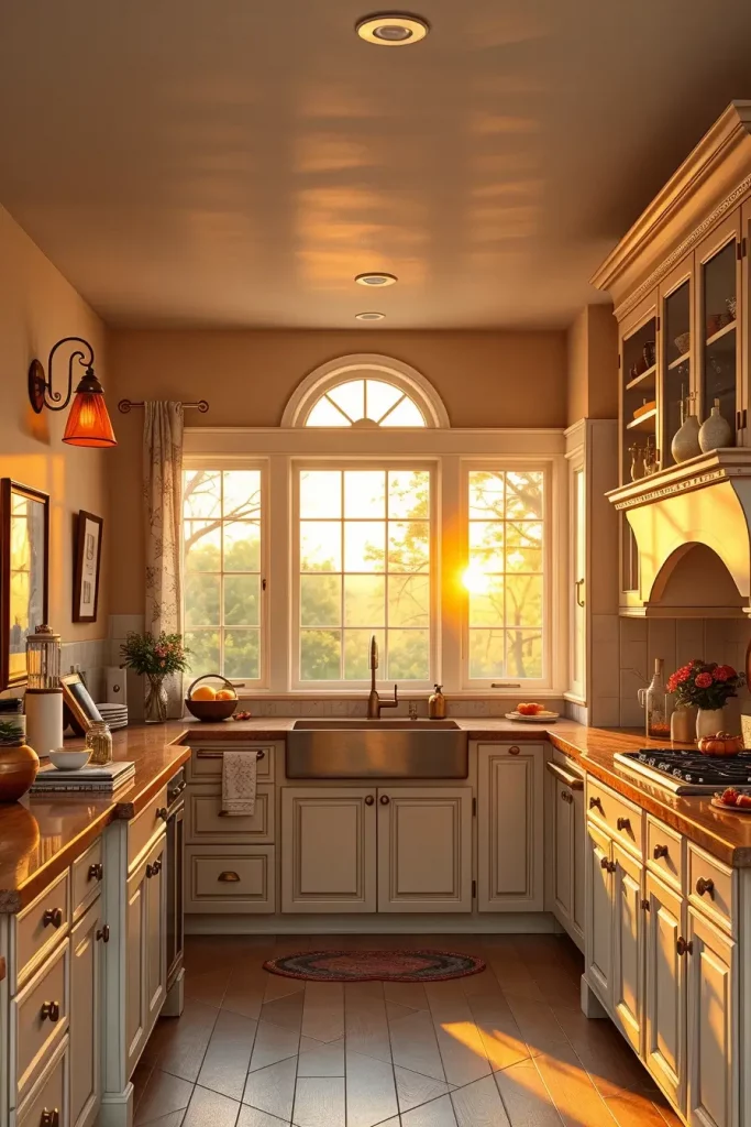 Golden hour wall sconces