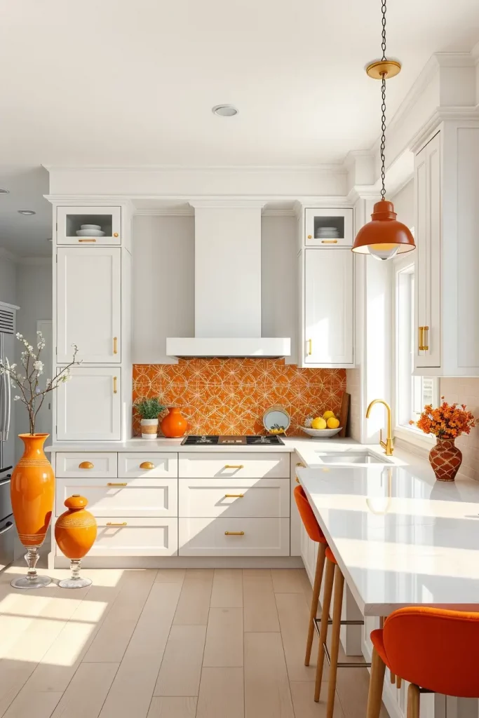 Spicy colored kitchen accessories