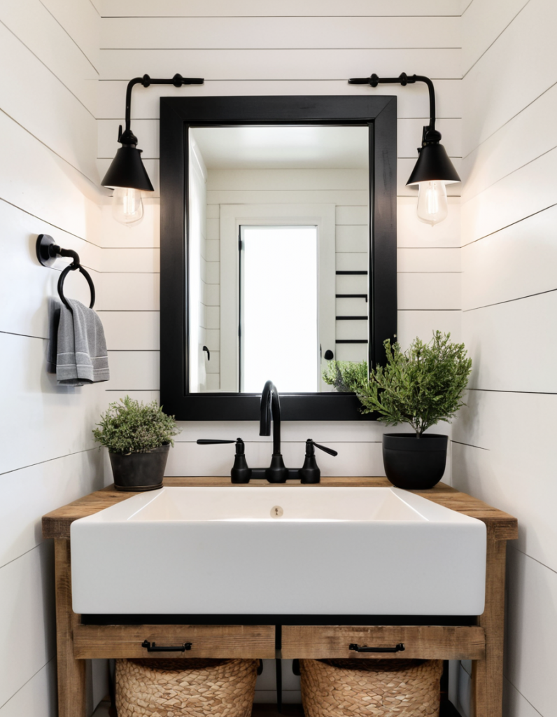 Modern Farmhouse Bathroom