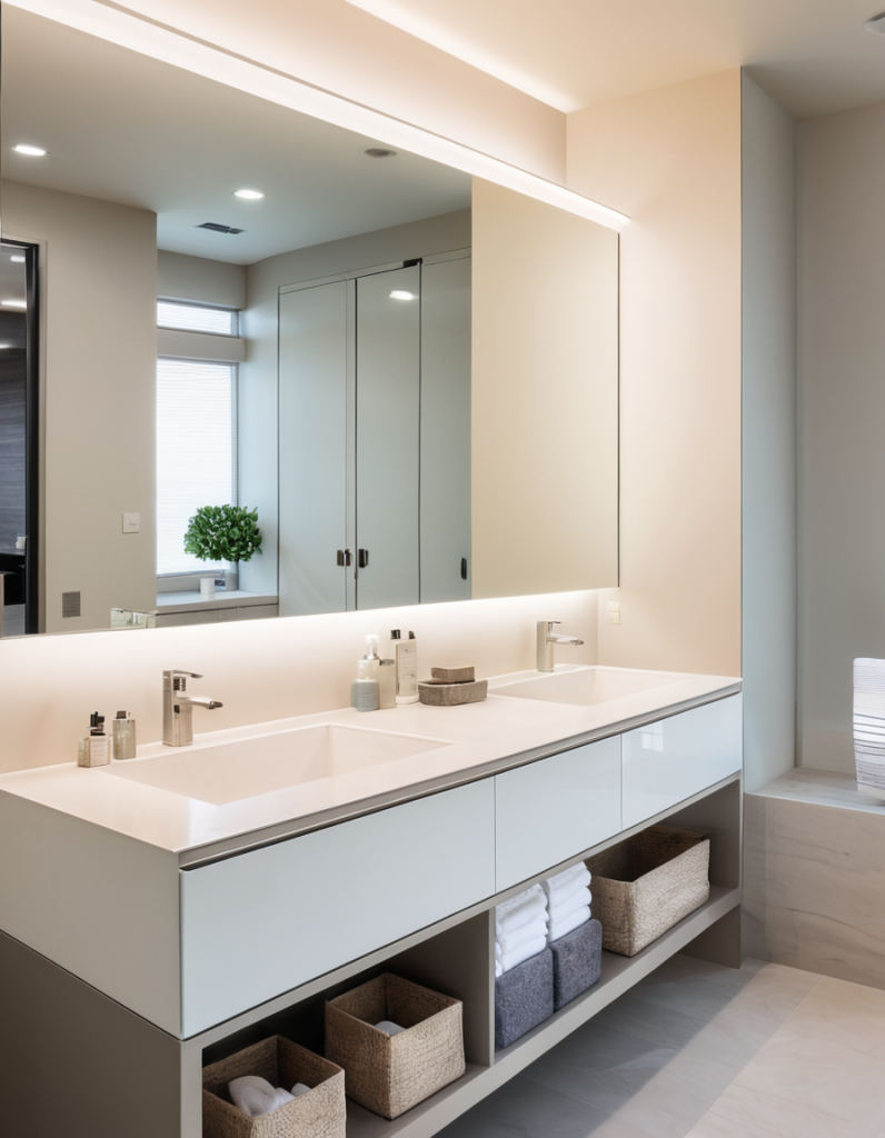 Large Bathroom Mirrors