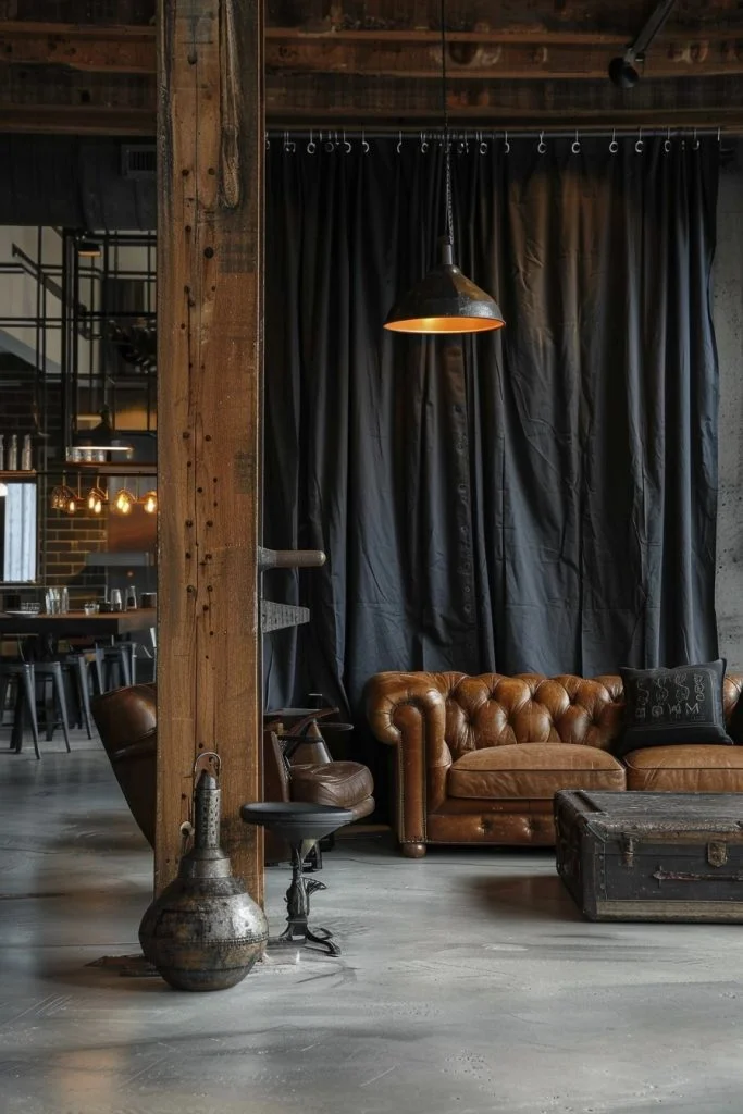 Black Denim Curtains