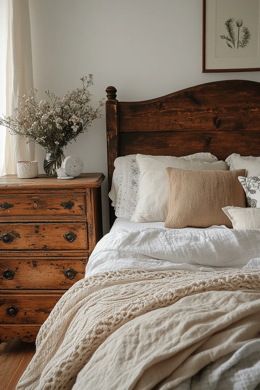 boho vintage bedroom
