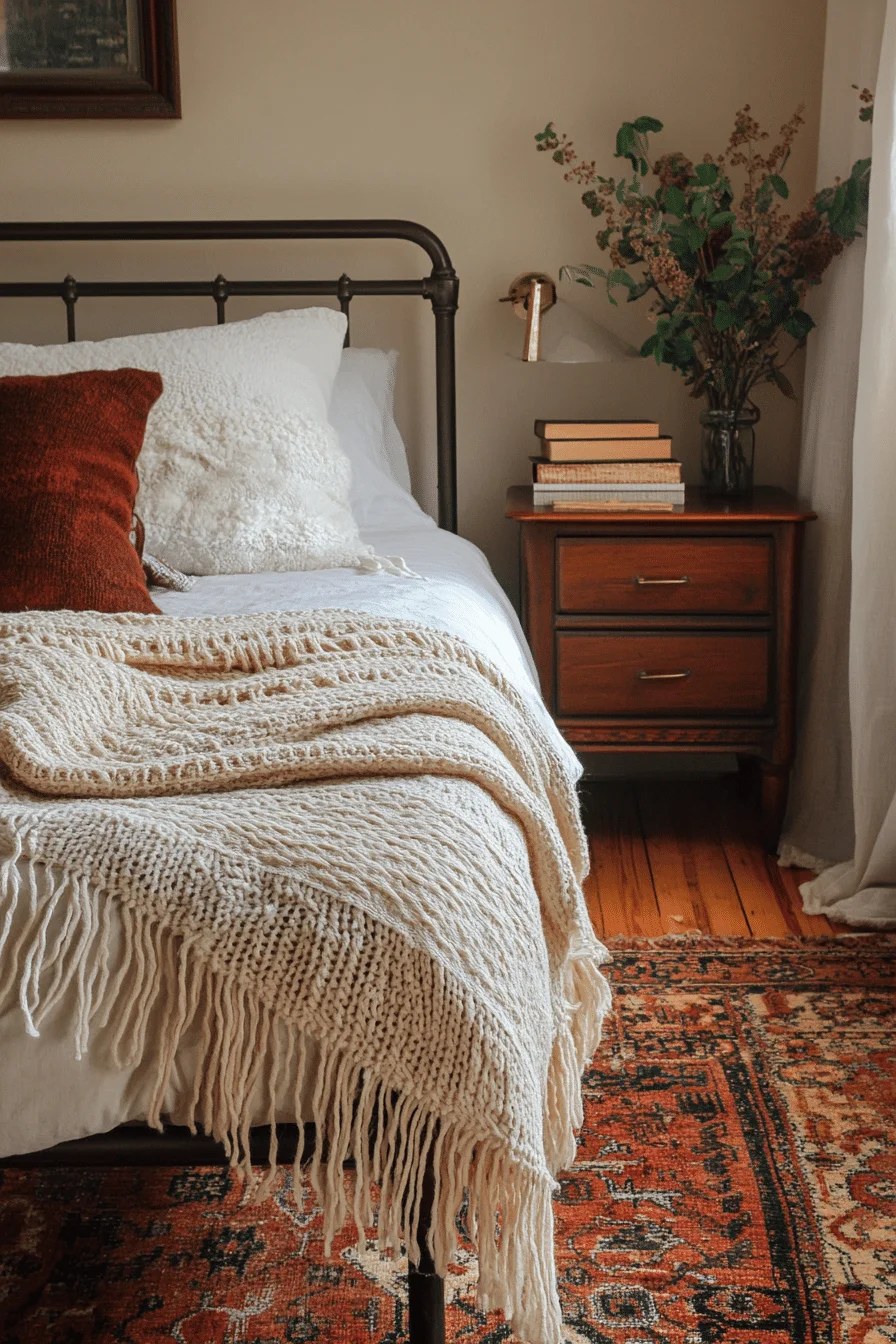 boho vintage bedroom