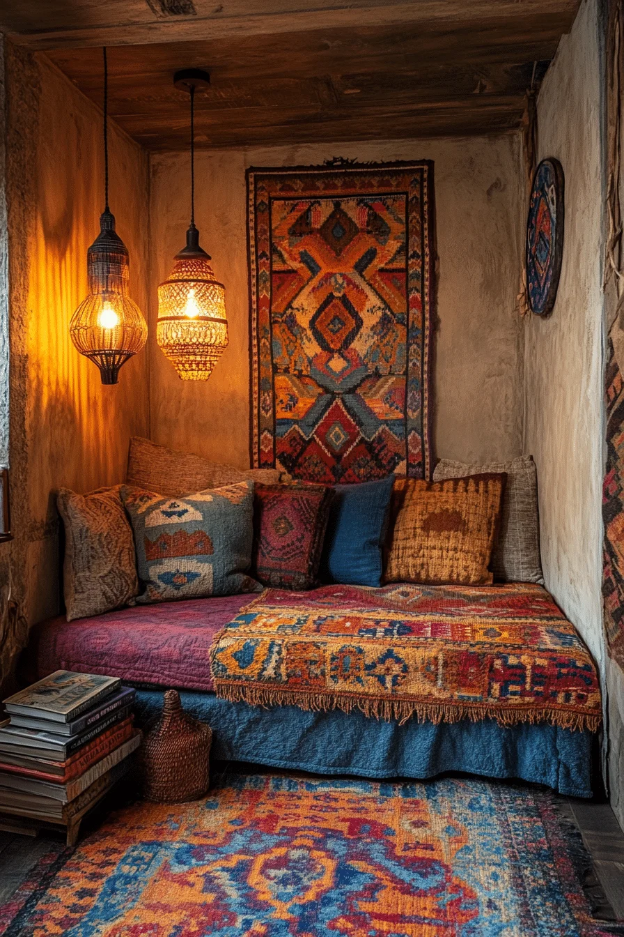 boho vintage bedroom