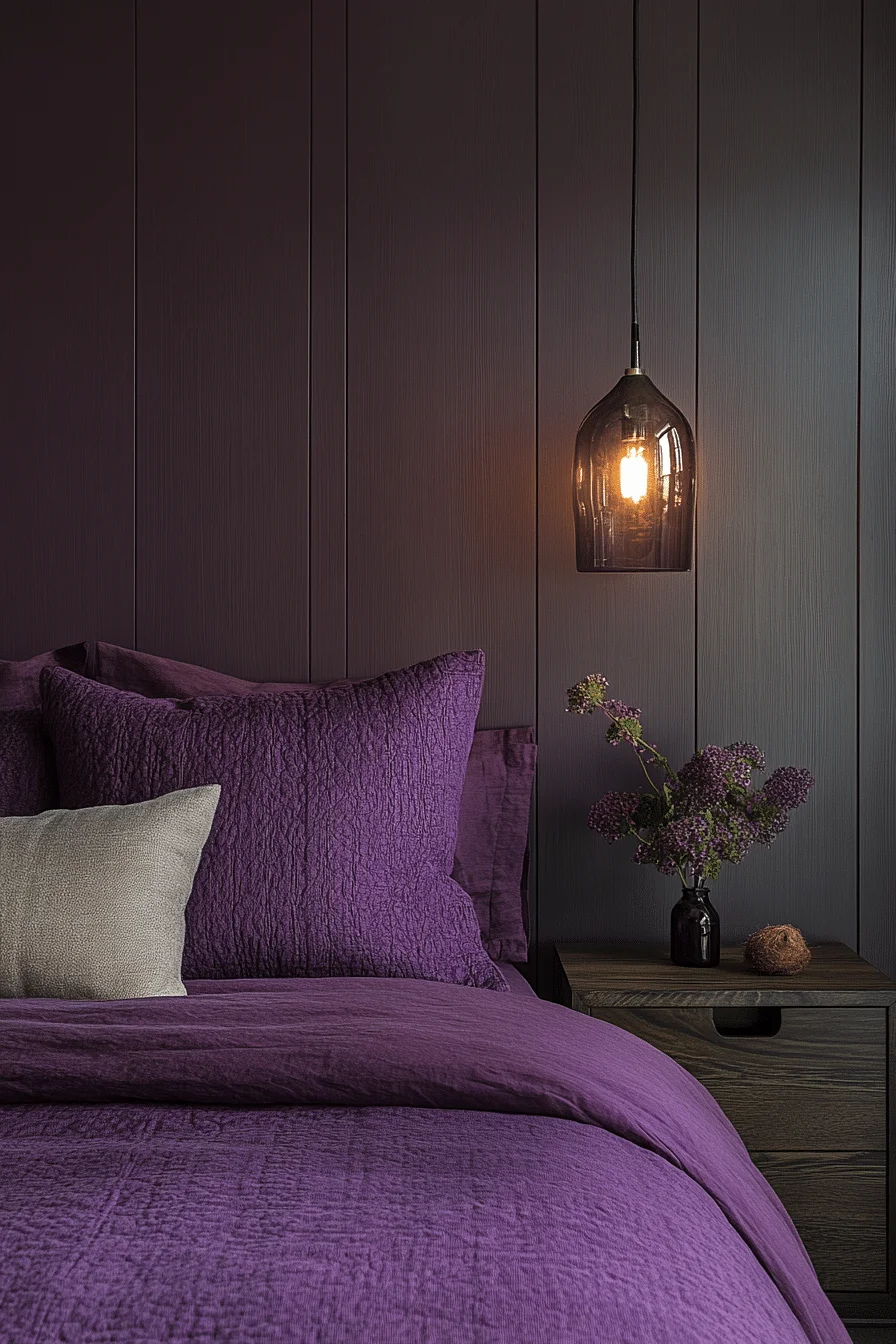 Mystic Violet Bedroom