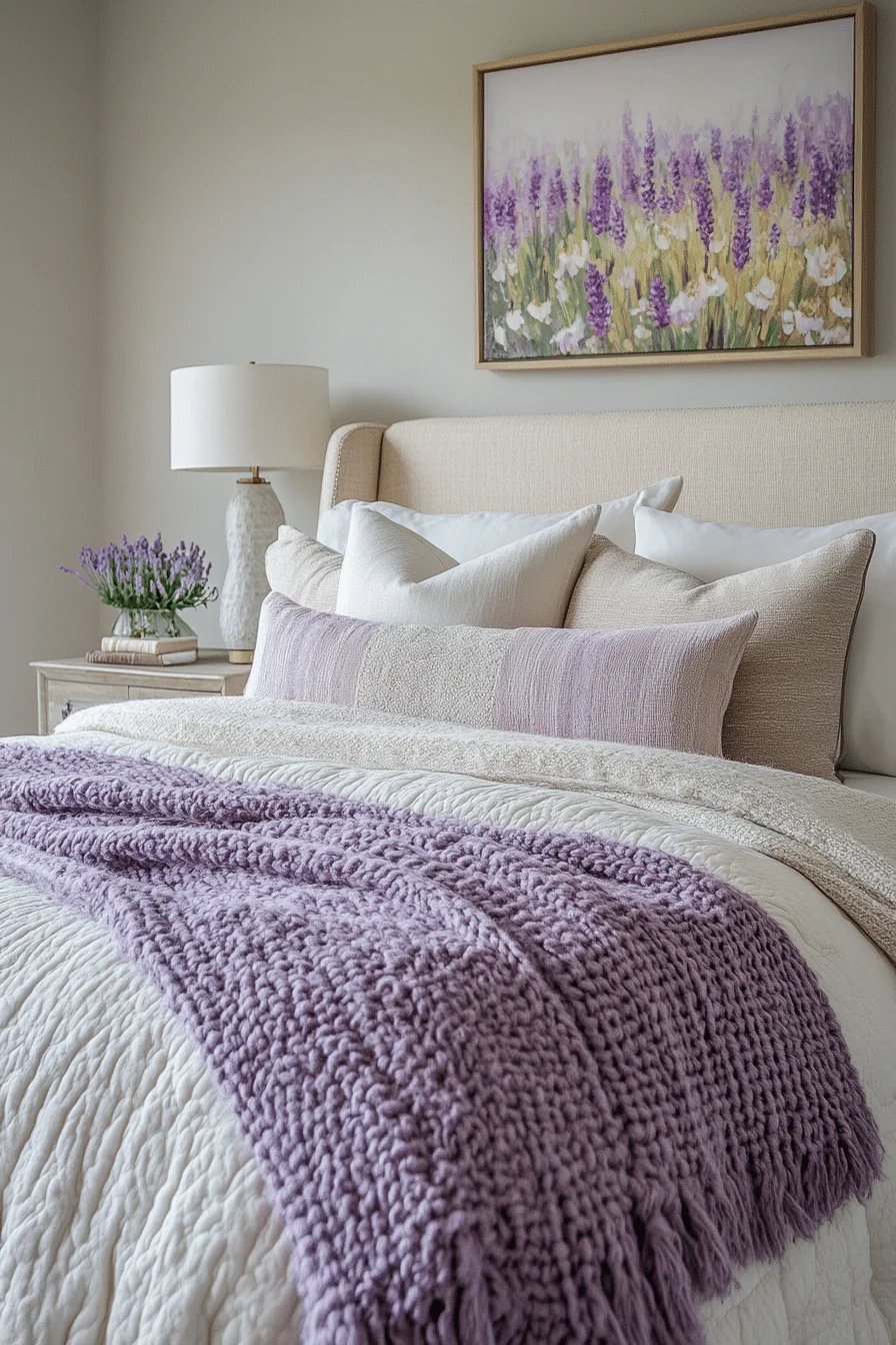 Dusty Lavender Bedroom