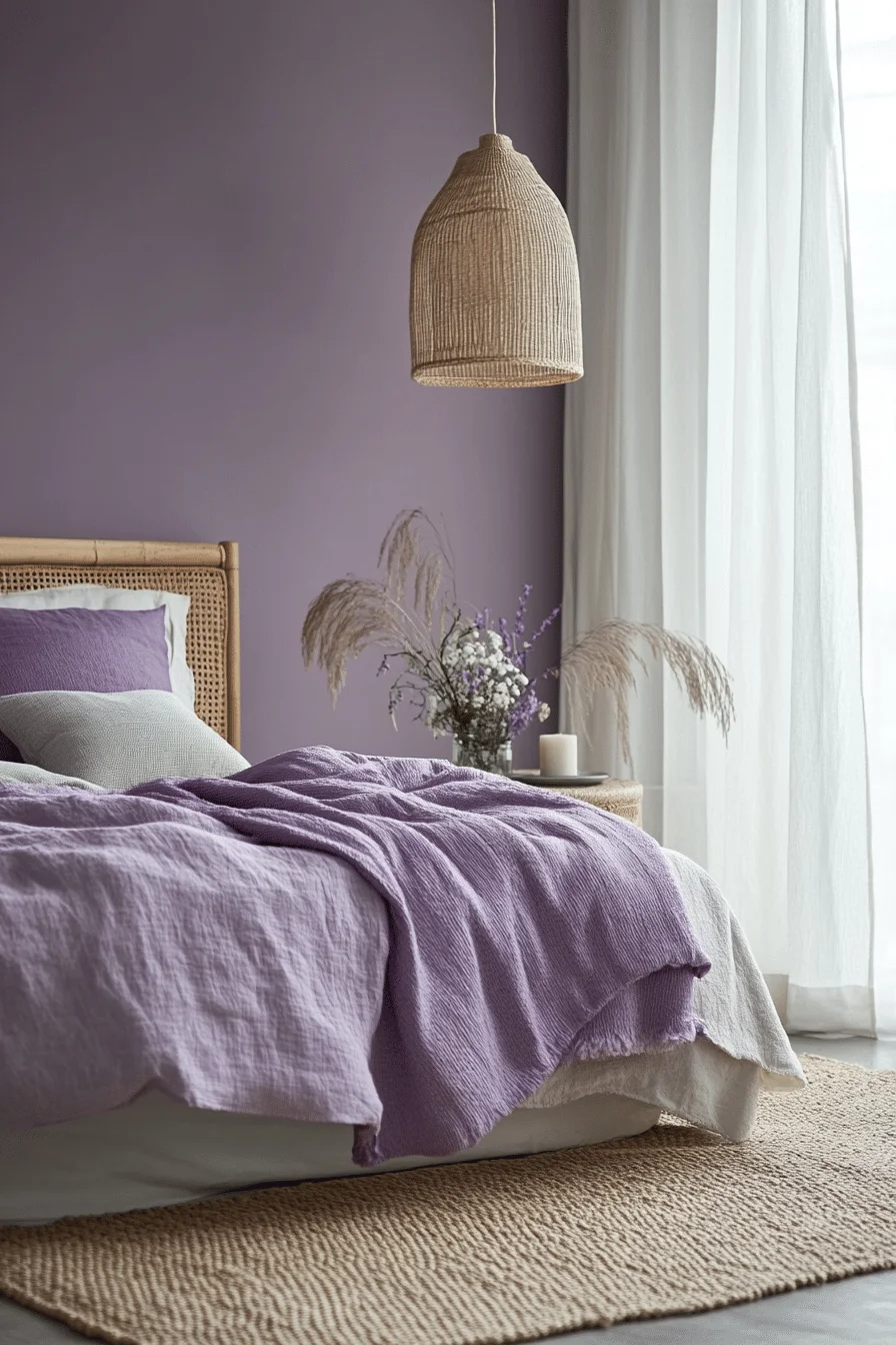 Soft Purple Bedroom