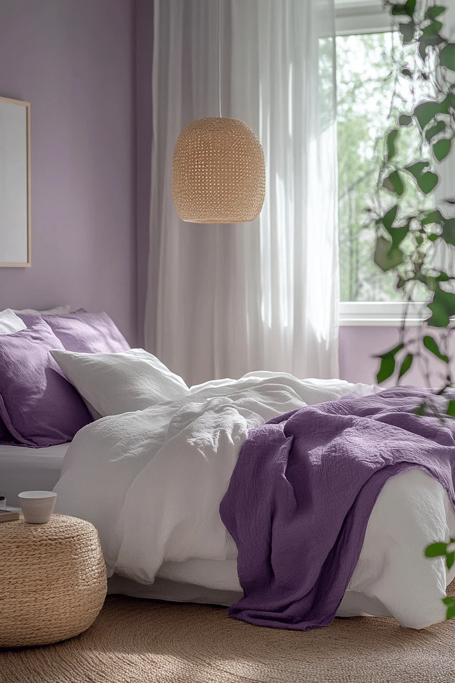 Arctic Violet Bedroom