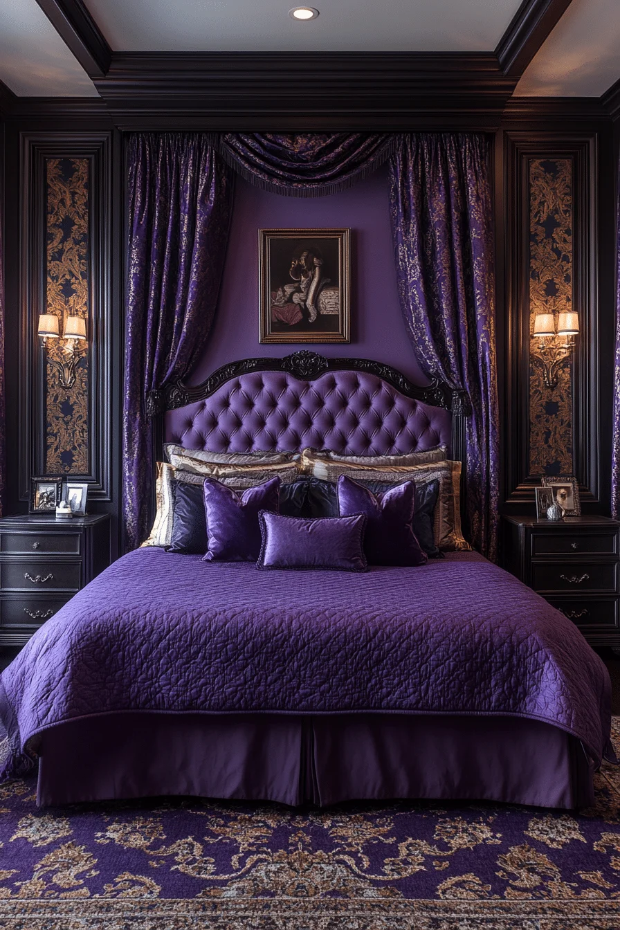 Majestic Violet Bedroom