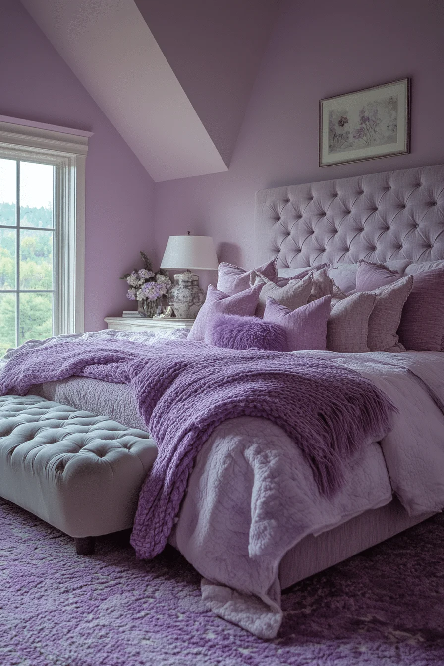 Soft Lavender Bedroom