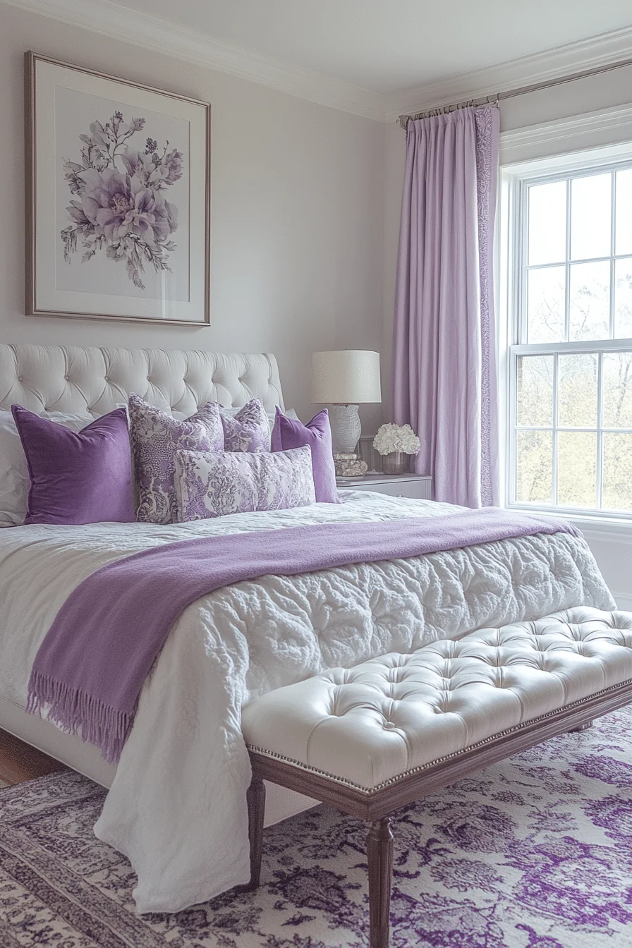 Soft Lavender Bedroom