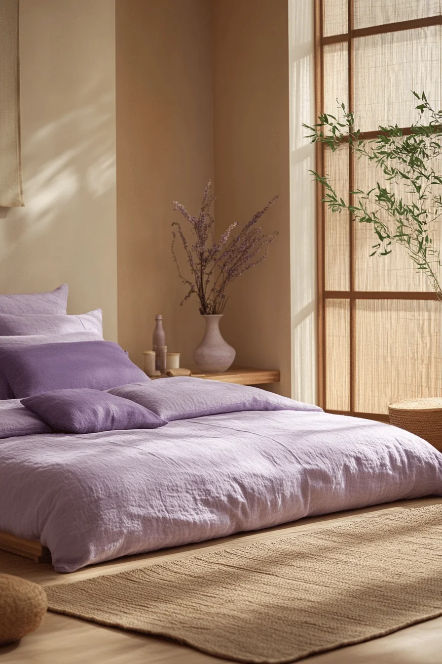 Soft Lavender Bedroom