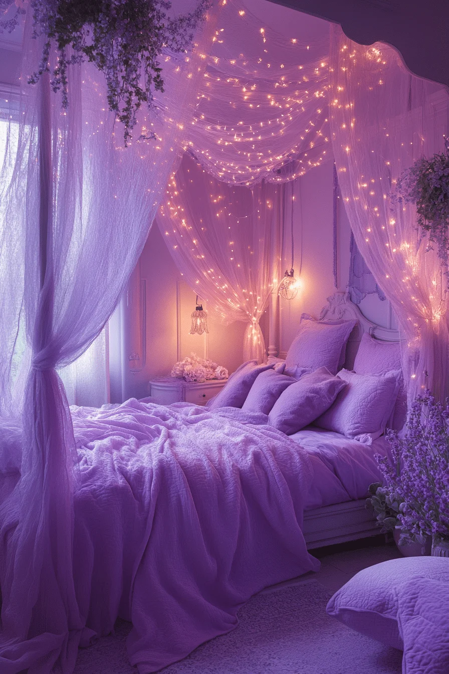 Soft Lavender Bedroom