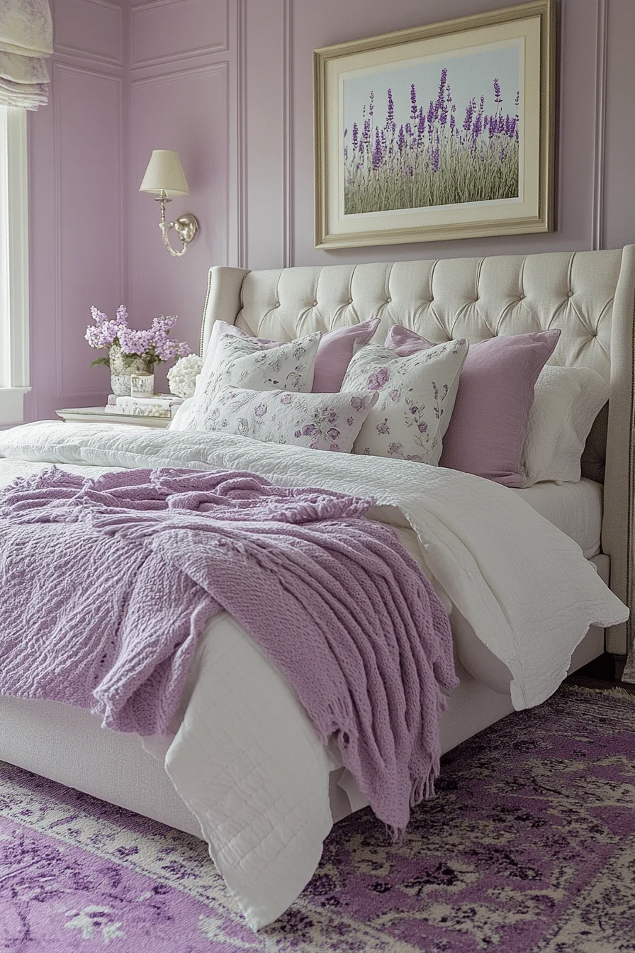 Soft Lavender Bedroom