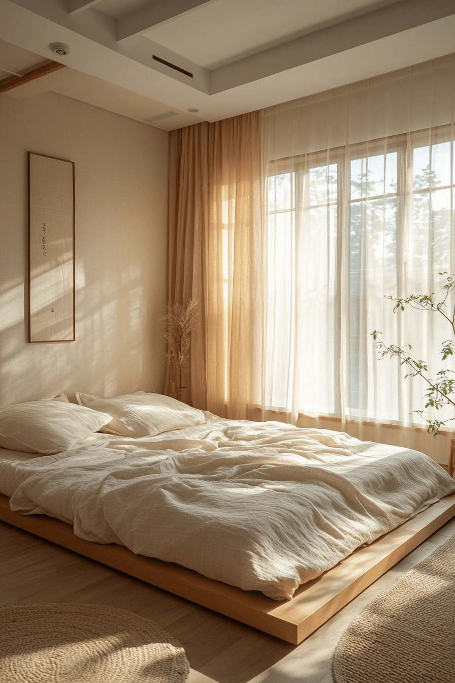 japandi small bedroom