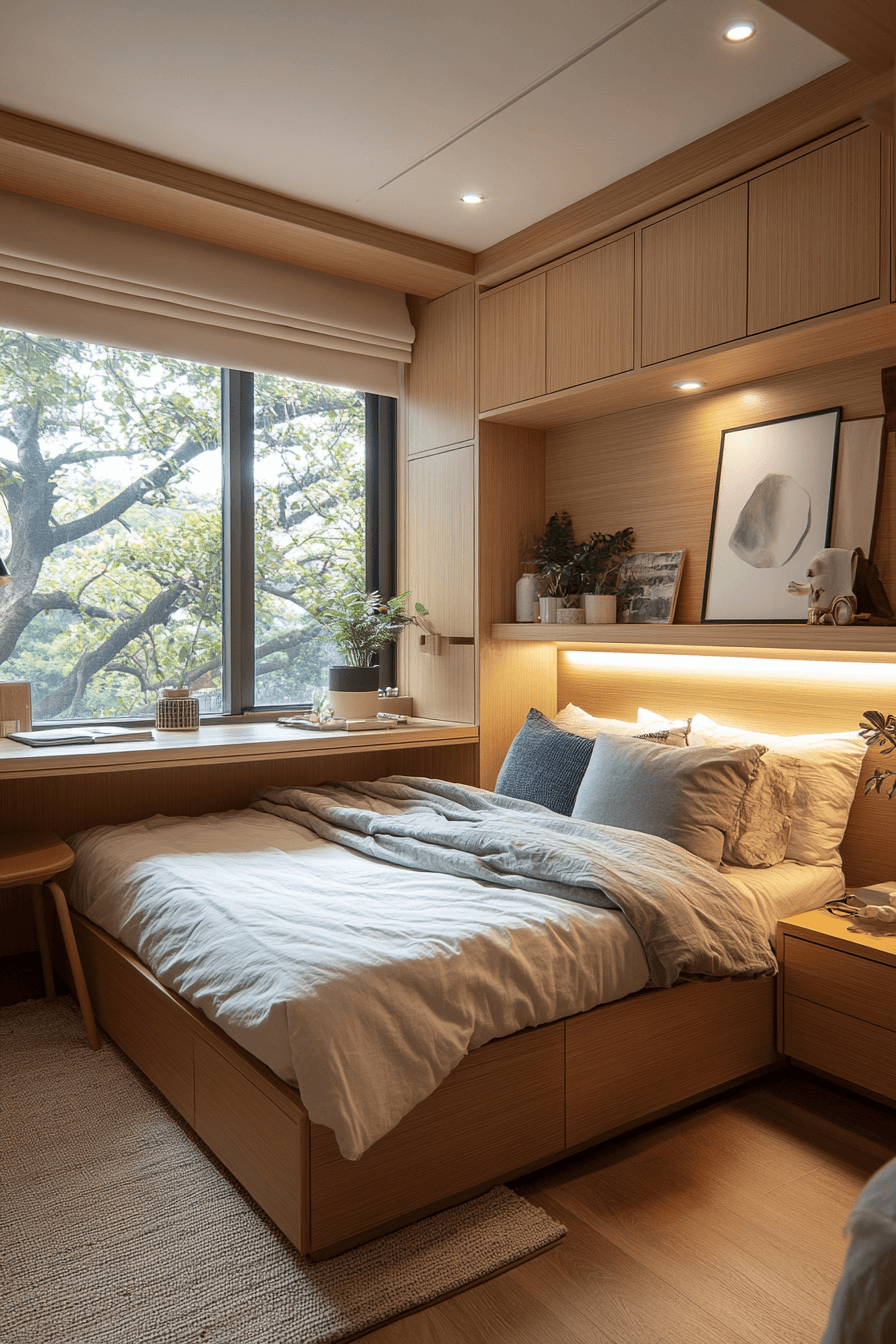 japandi small bedroom