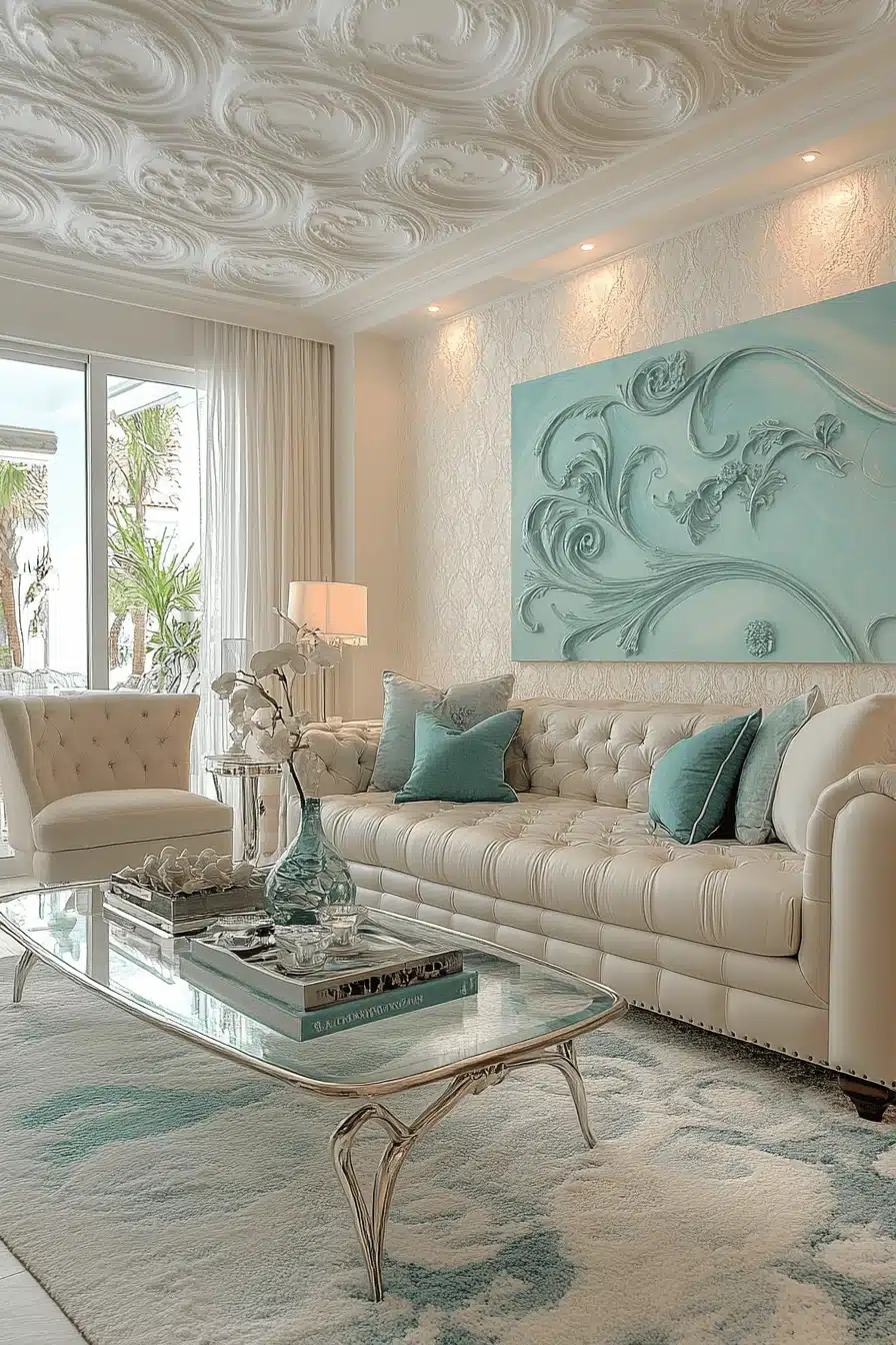 modern victorian living room