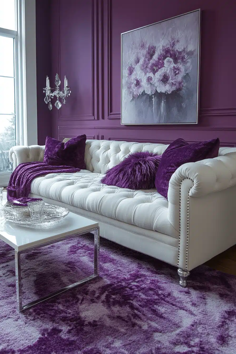 modern victorian living room