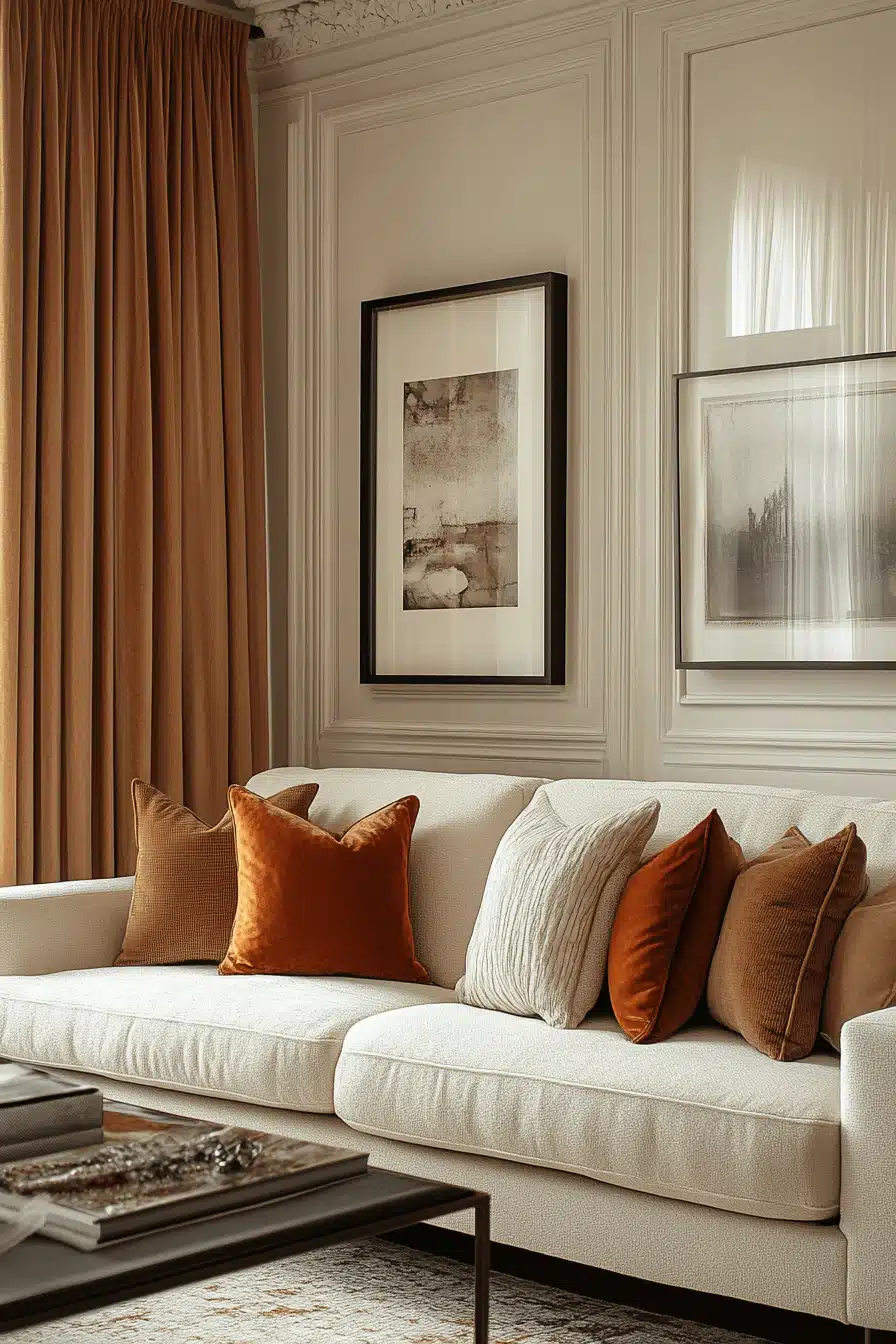 modern victorian living room