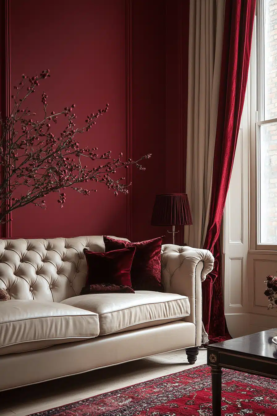 modern victorian living room