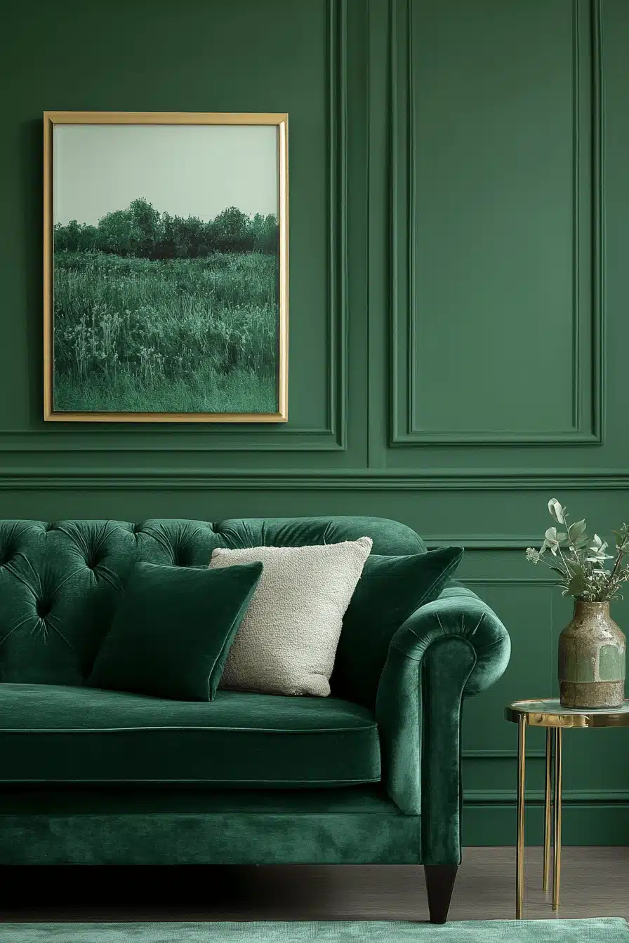 modern victorian living room