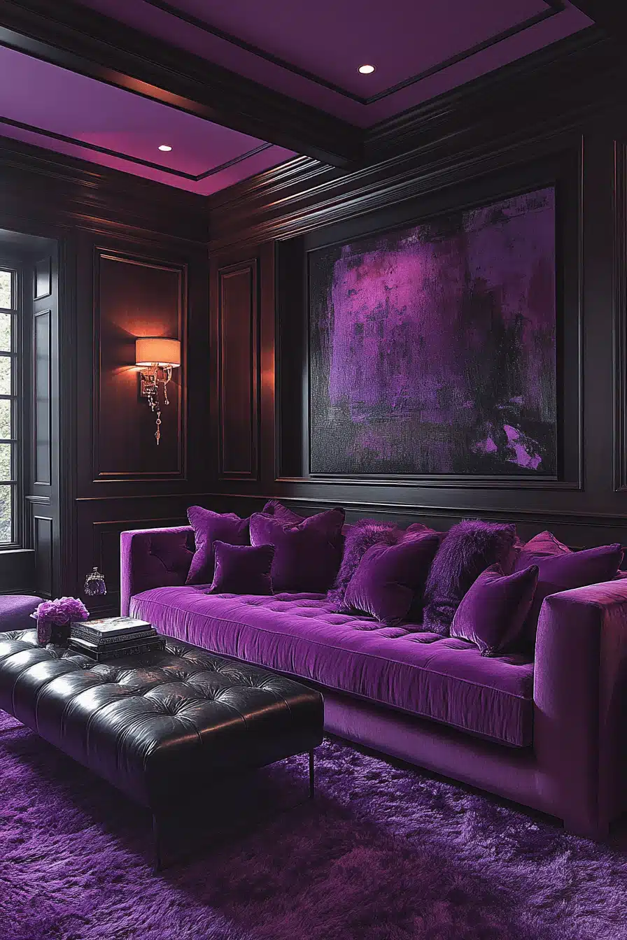 modern victorian living room