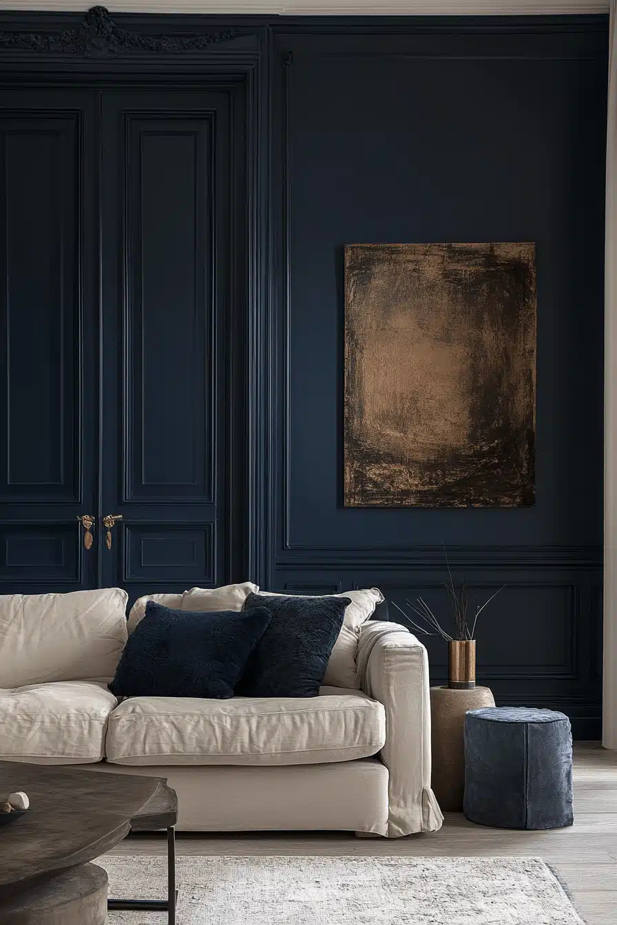 modern victorian living room