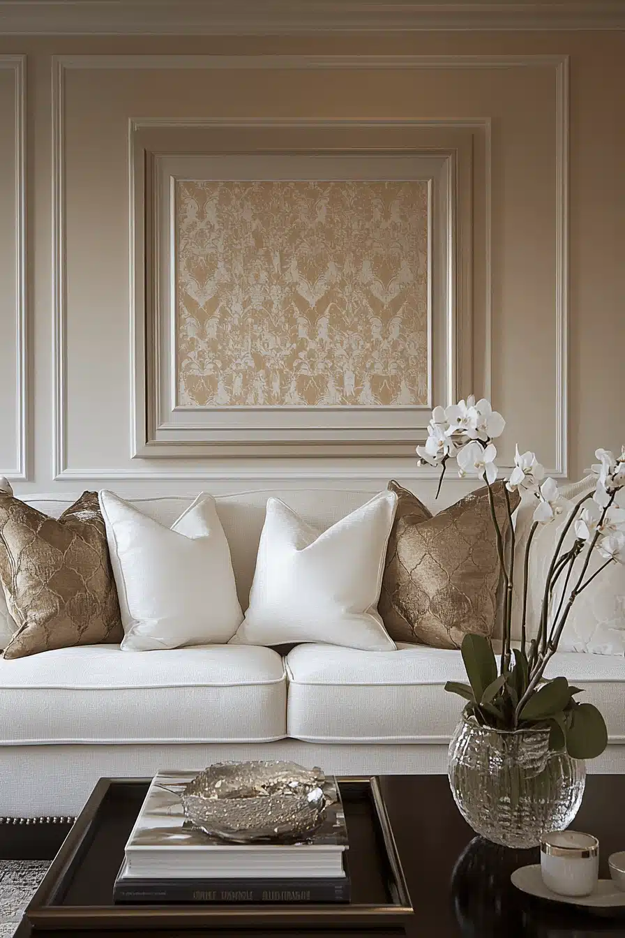 modern victorian living room