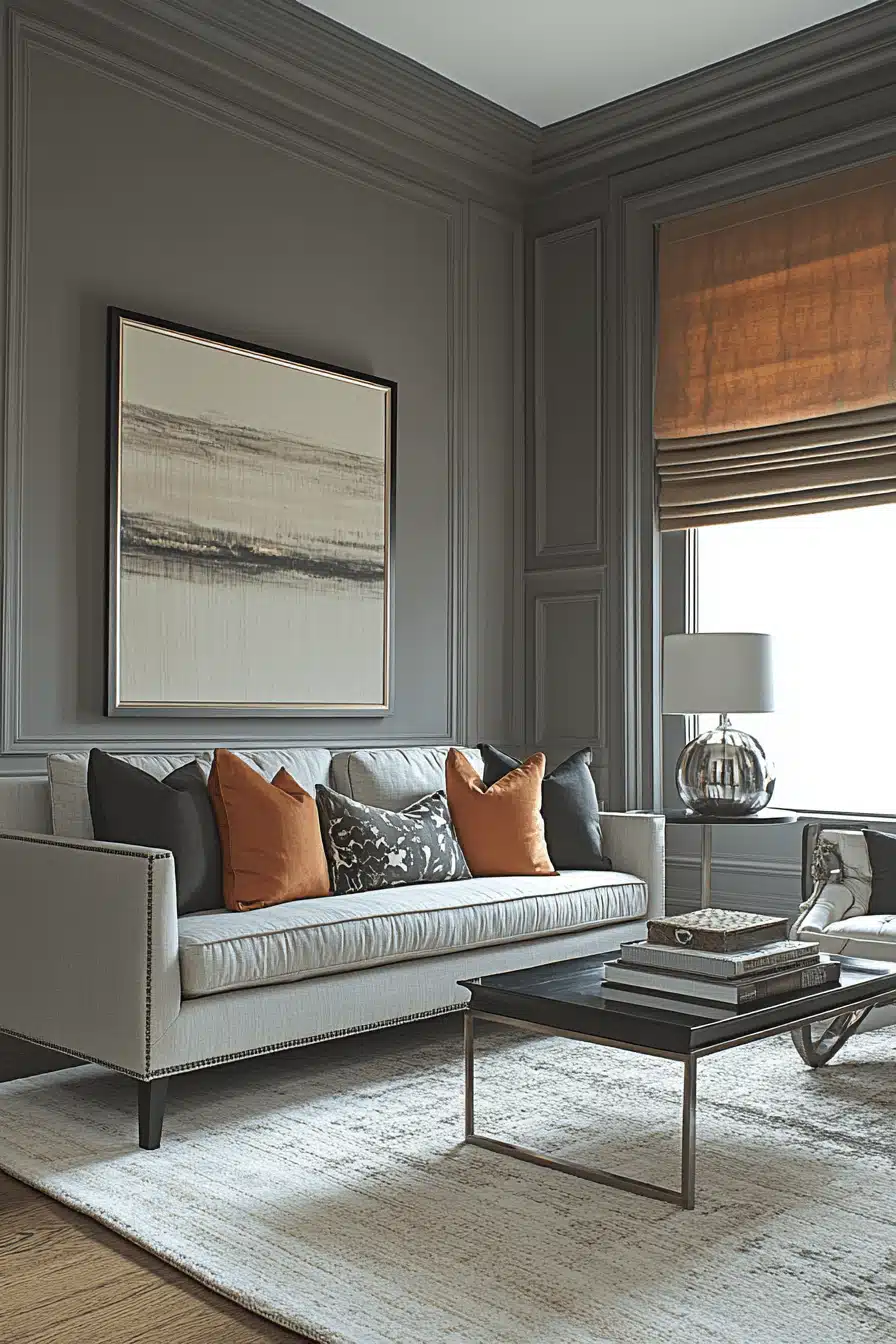 modern victorian living room