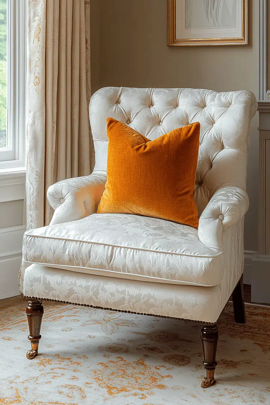 modern victorian living room