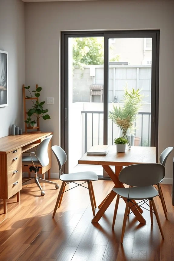 maximize space with sliding doors