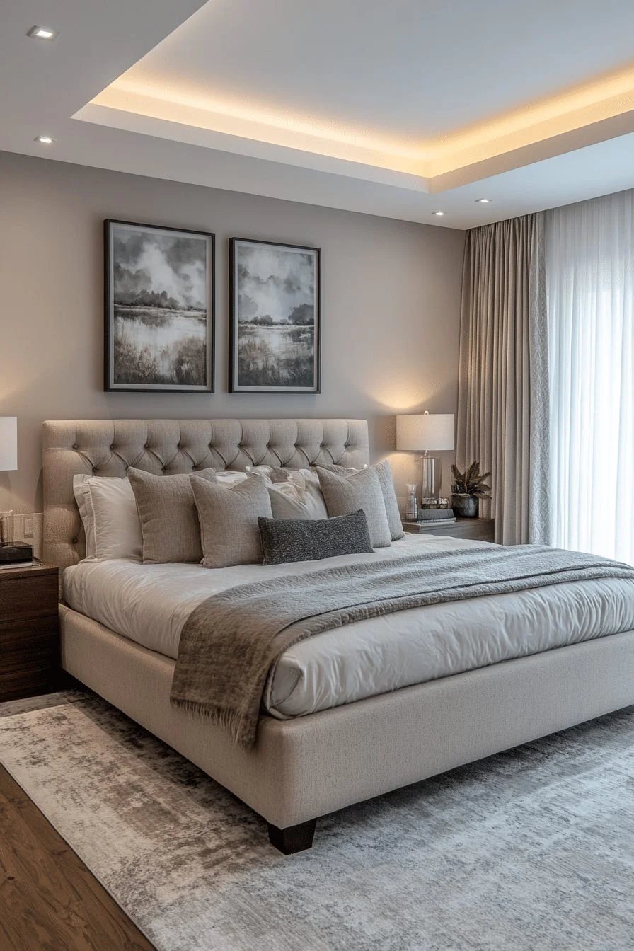 29 Contemporary Interior Ideas to Create a Sophisticated Atmosphere 6 Opulent Master Suite