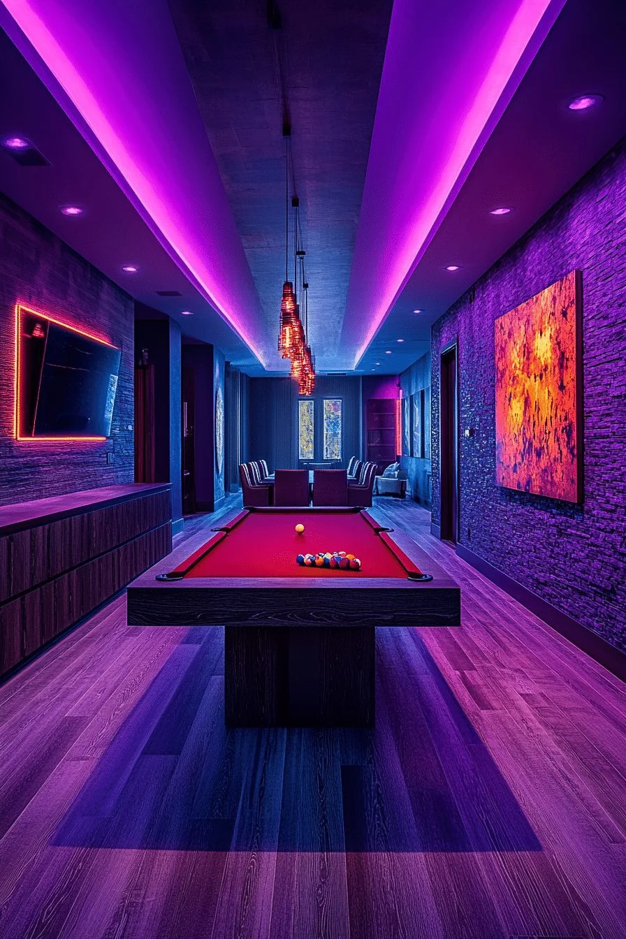 29 Contemporary Interior Ideas to Create a Sophisticated Atmosphere 15 Luxury Contemporary Game Room