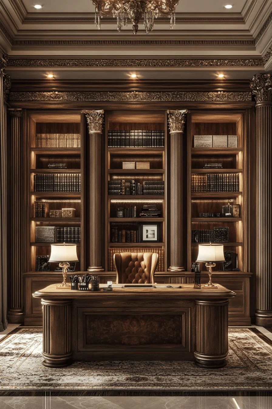 29 Contemporary Interior Ideas to Create a Sophisticated Atmosphere 23 Neoclassical Contemporary Office