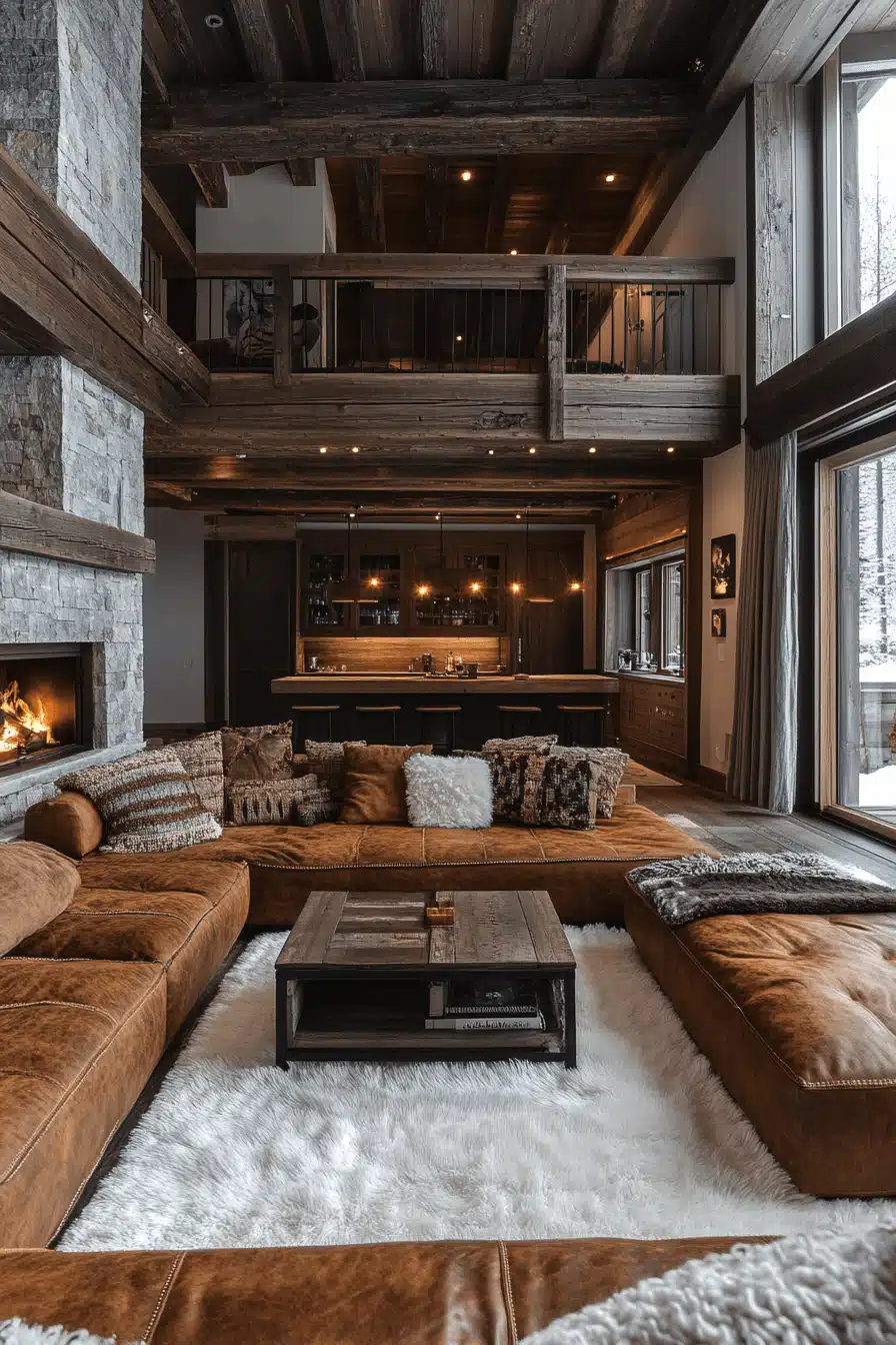 brown living room decorating ideas