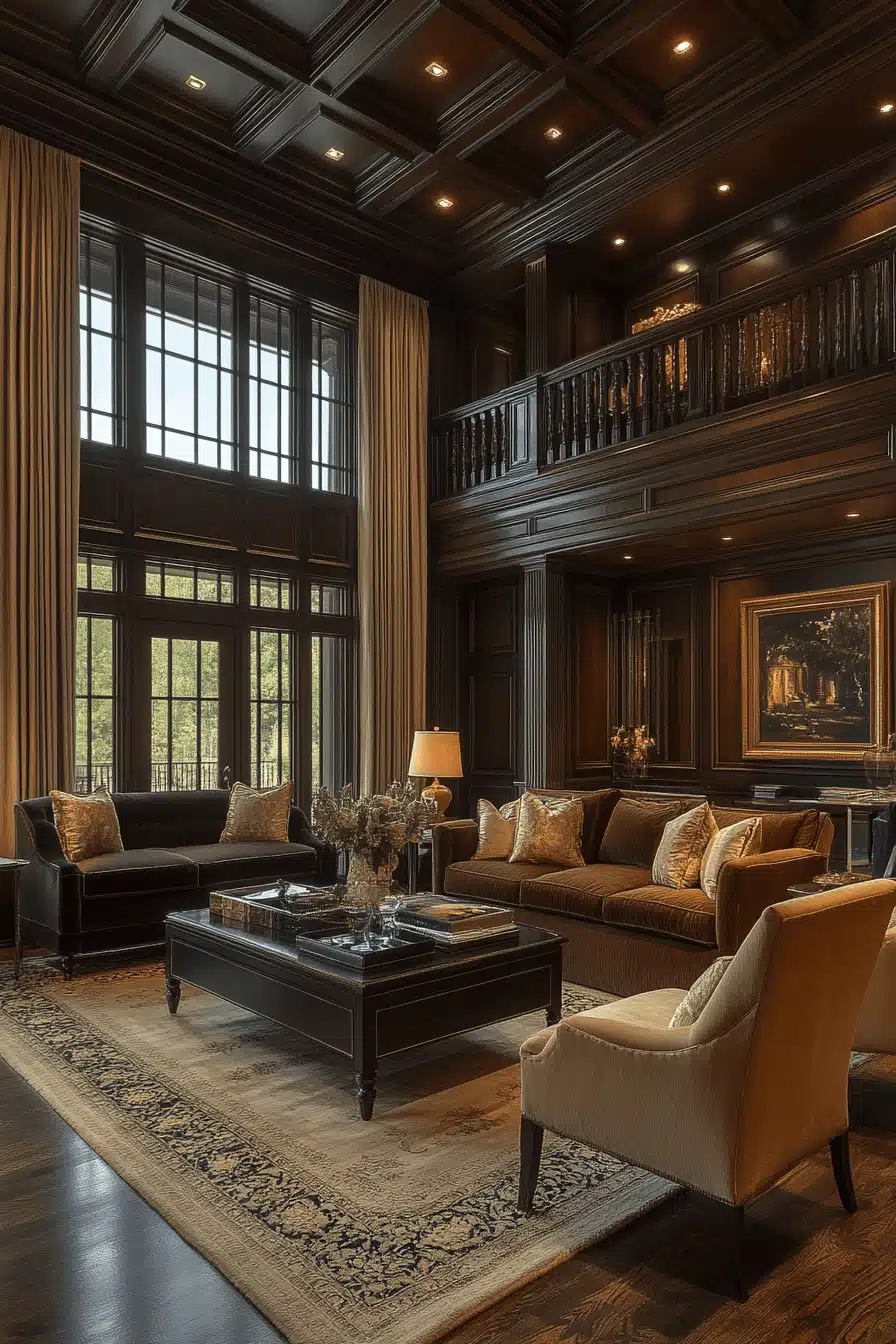 brown living room decorating ideas