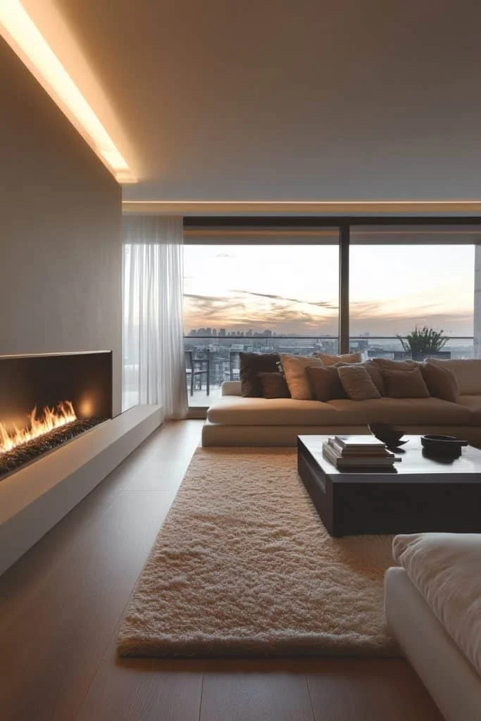 Clean Line Recessed Wall Fireplace