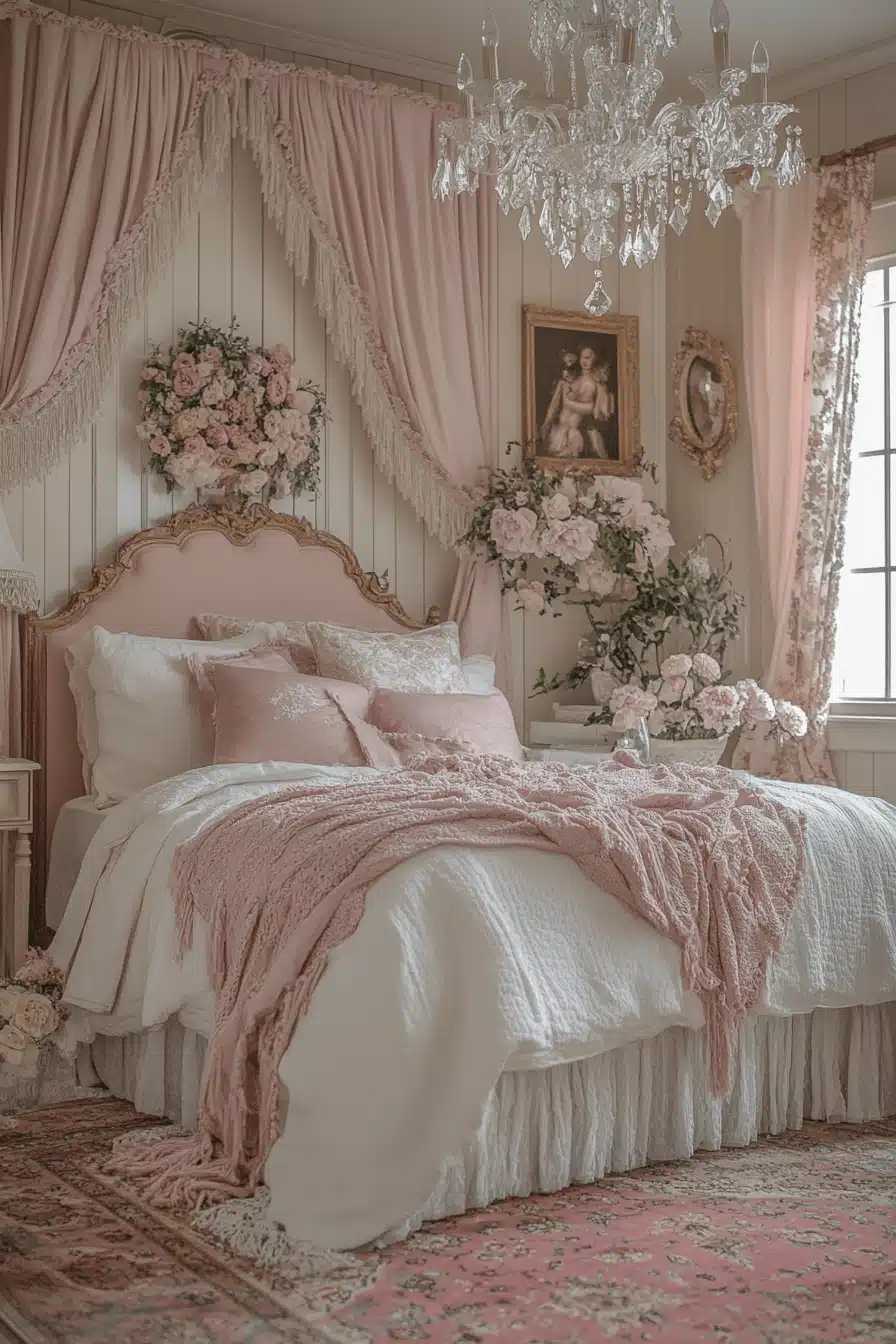 moody vintage bedroom