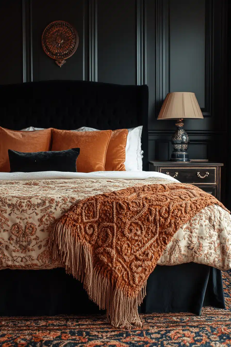 moody vintage bedroom