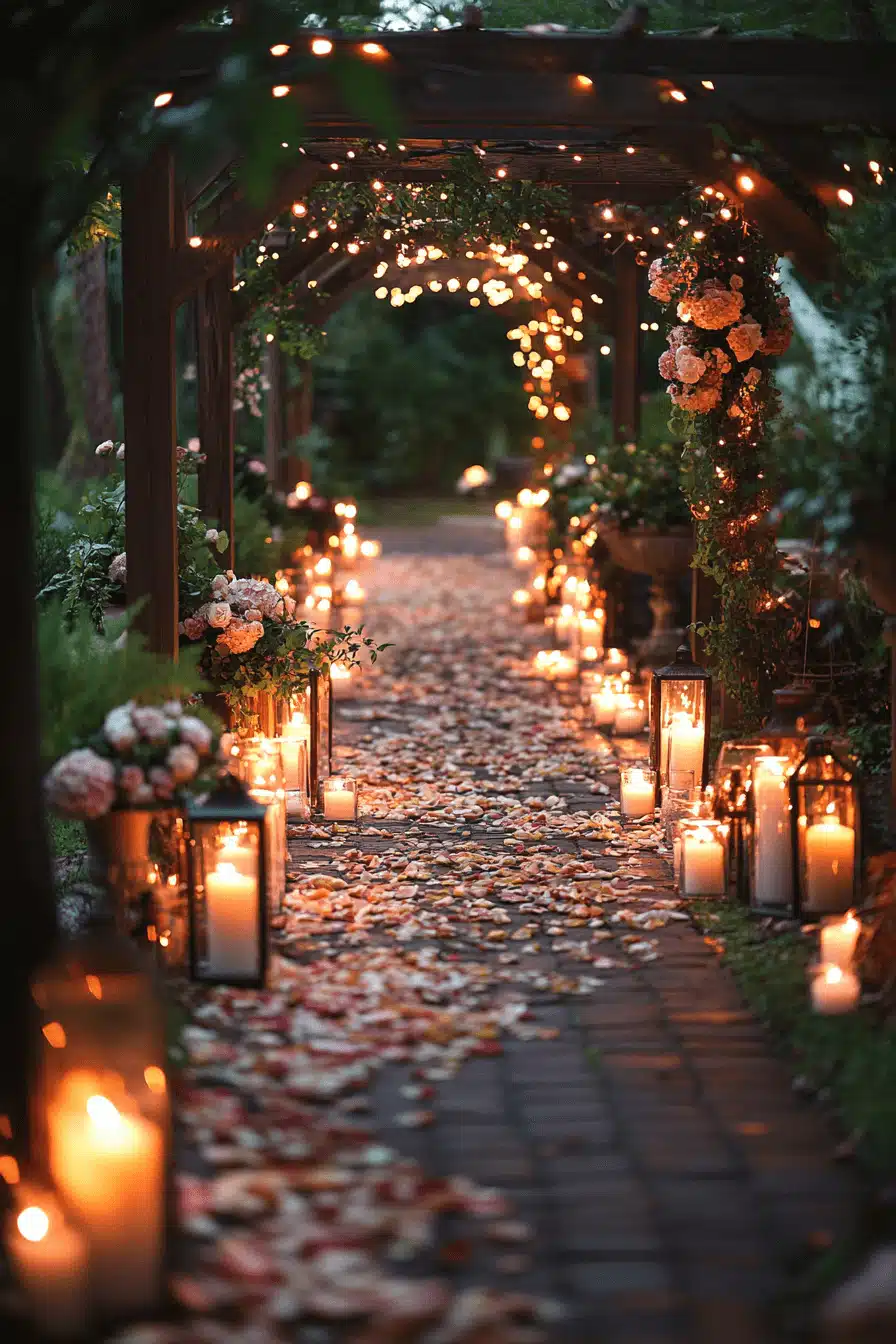 whimsical garden wedding