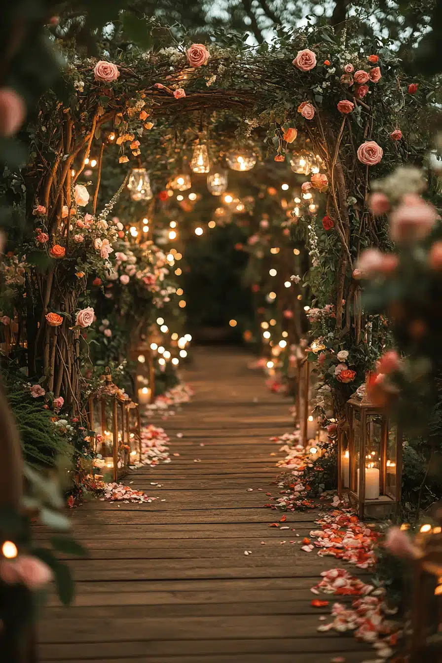 whimsical garden wedding