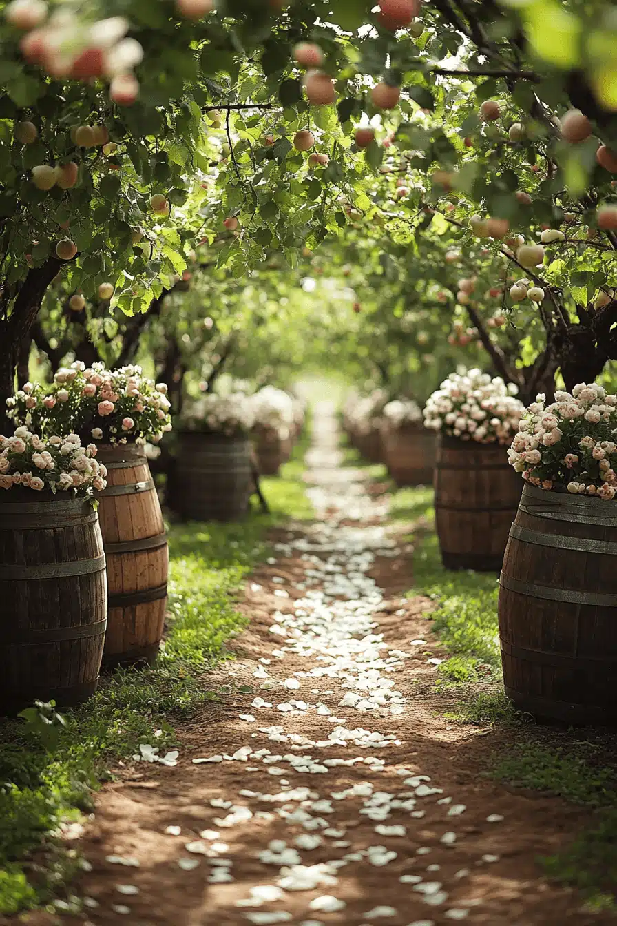 whimsical garden wedding
