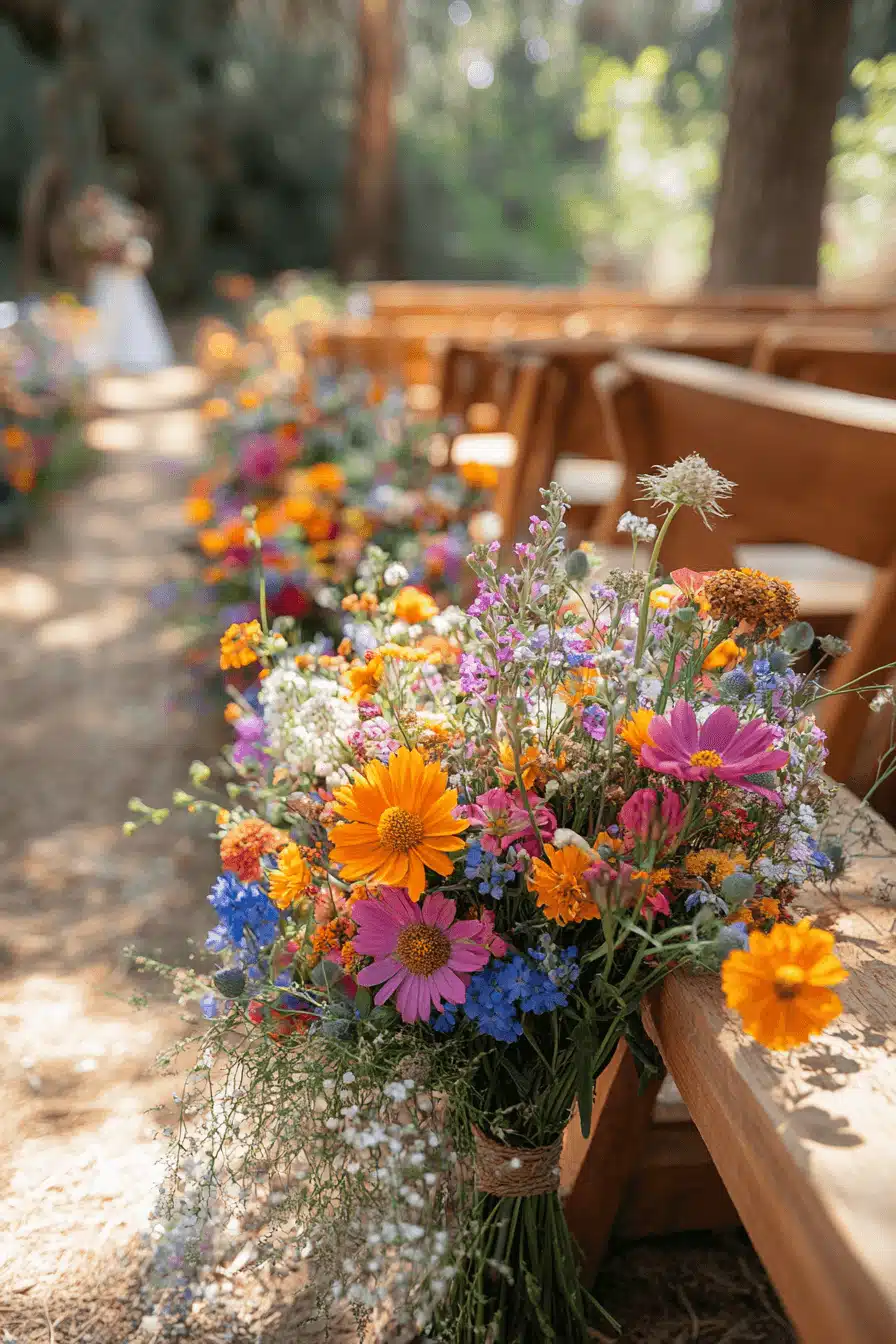 whimsical garden wedding