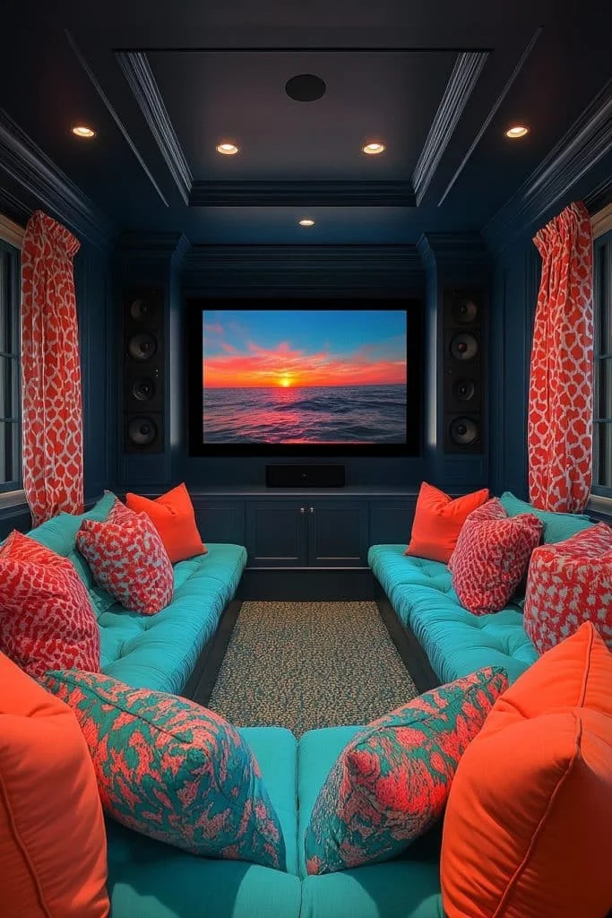 Vibrant Media Room