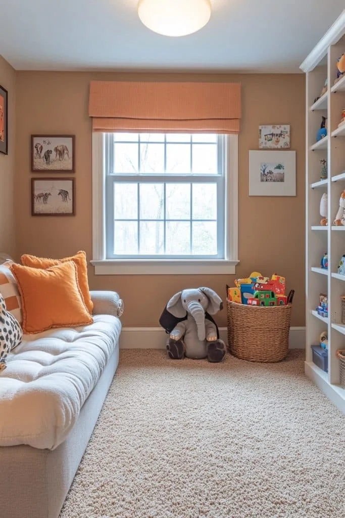 Sophisticated Safari-Themed Children's Room