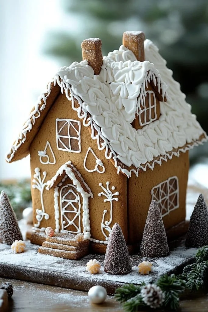 Modern Gingerbread House